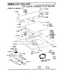 Diagram for 06 - Top Cover, Console & Lid Switch