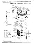 Diagram for 07 - Tub, Agitator, Mtg. Stem, Hoses & Clamps