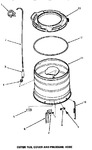 Diagram for 15 - Outer Tub, Cover & Pressure Hose