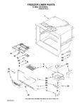 Diagram for 03 - Freezer Liner Parts