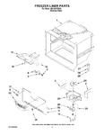 Diagram for 03 - Freezer Liner Parts