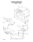 Diagram for 03 - Freezer Liner Parts