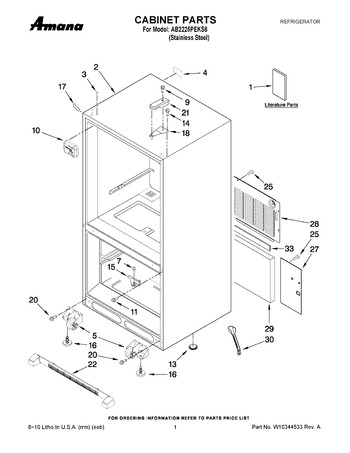 Diagram for AB2225PEKS8