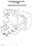 Diagram for 02 - Refrigerator Liner Parts