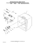 Diagram for 02 - Refrigerator Liner Parts