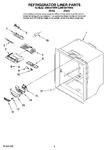 Diagram for 02 - Refrigerator Liner Parts