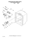 Diagram for 02 - Refrigerator Liner Parts