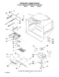 Diagram for 02 - Freezer Liner Parts