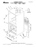 Diagram for 01 - Cabinet Parts