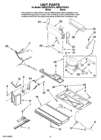 Diagram for ABB2227DEB14