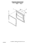 Diagram for 03 - Freezer Door Parts