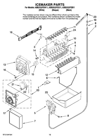 Diagram for ABB2522FEB11