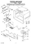 Diagram for 03 - Freezer Liner Parts