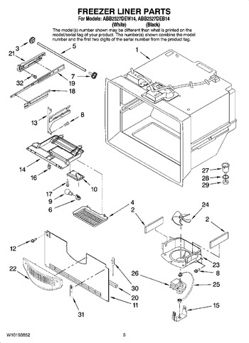 Diagram for ABB2527DEW14