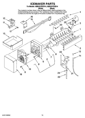 Diagram for ABB2527DEW14