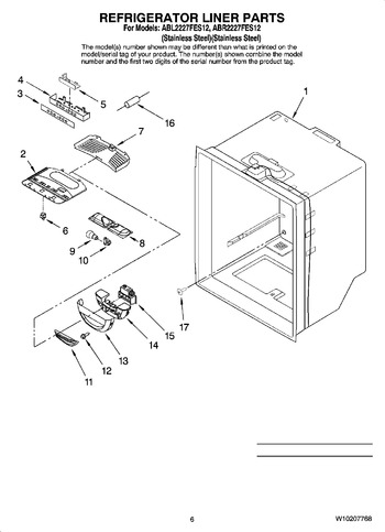 Diagram for ABR2227FES12