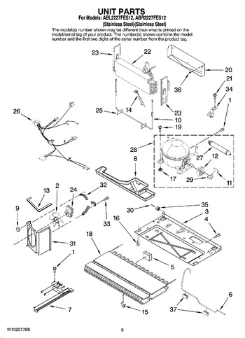 Diagram for ABR2227FES12