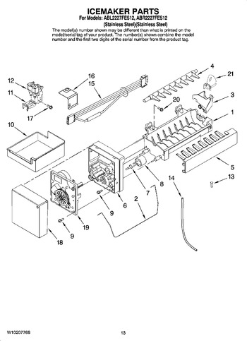 Diagram for ABR2227FES12