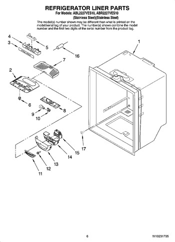 Diagram for ABR2227VES10