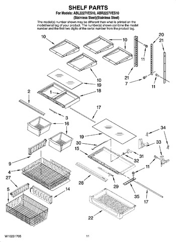 Diagram for ABR2227VES10