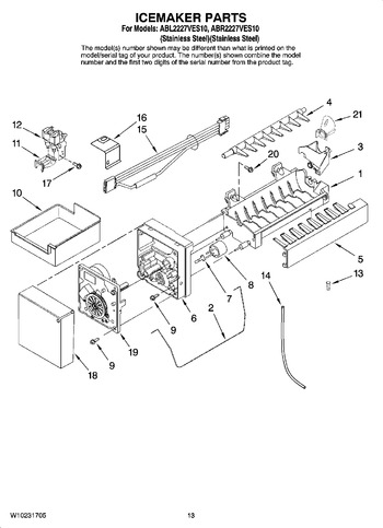 Diagram for ABR2227VES10