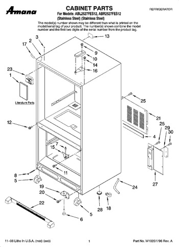 Diagram for ABR2527FES12