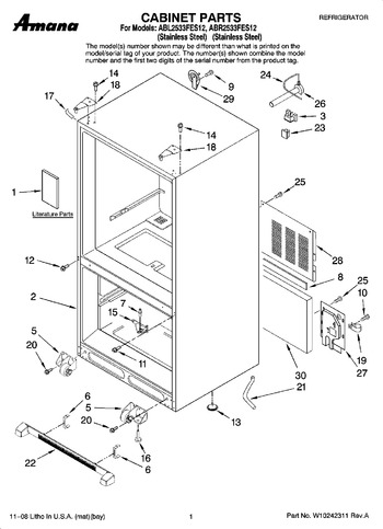 Diagram for ABL2533FES12