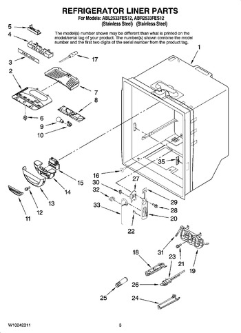 Diagram for ABL2533FES12