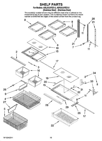 Diagram for ABL2533FES12