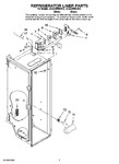 Diagram for 02 - Refrigerator Liner Parts