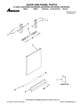 Diagram for ADB1400AWW0