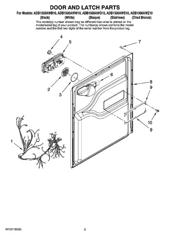 Diagram for ADB1500AWB10