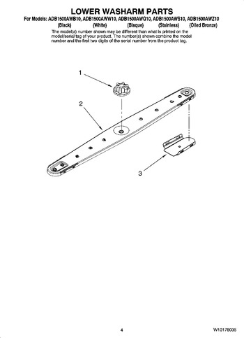 Diagram for ADB1500AWB10