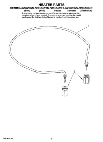 Diagram for ADB1500AWB10