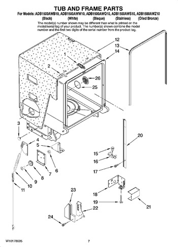 Diagram for ADB1500AWB10