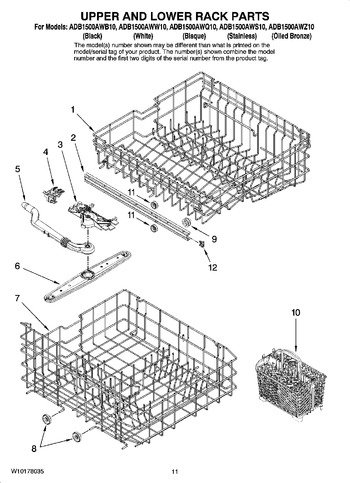 Diagram for ADB1500AWB10