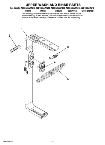 Diagram for ADB1500AWB10