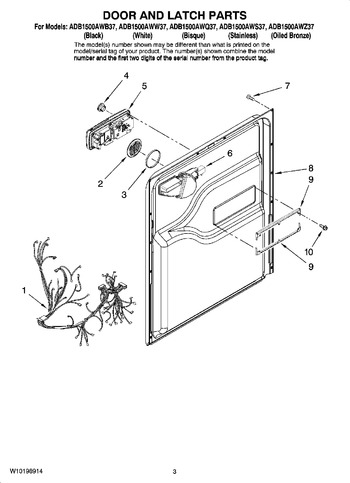 Diagram for ADB1500AWZ37