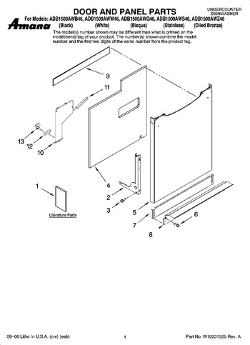 Diagram for ADB1500AWQ46