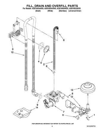 Diagram for ADB1600AWS0