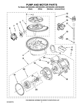 Diagram for ADB1600AWS0