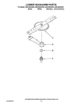 Diagram for ADB1600AWS0