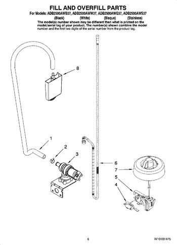 Diagram for ADB2500AWB37