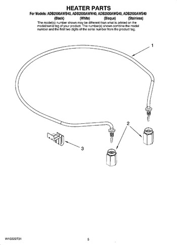 Diagram for ADB2500AWS40