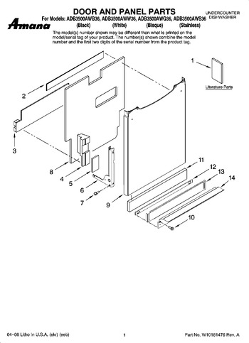 Diagram for ADB3500AWW36