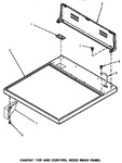 Diagram for 01 - Cabinet Top & Control Hood Rear Panel