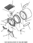 Diagram for 03 - Fr Blkhd, Air Duct, Felt Seal & Cylinder