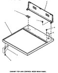 Diagram for 01 - Cabinet Top & Control Hood Rear Panel