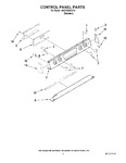 Diagram for 02 - Control Panel Parts