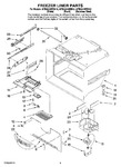 Diagram for 02 - Freezer Liner Parts